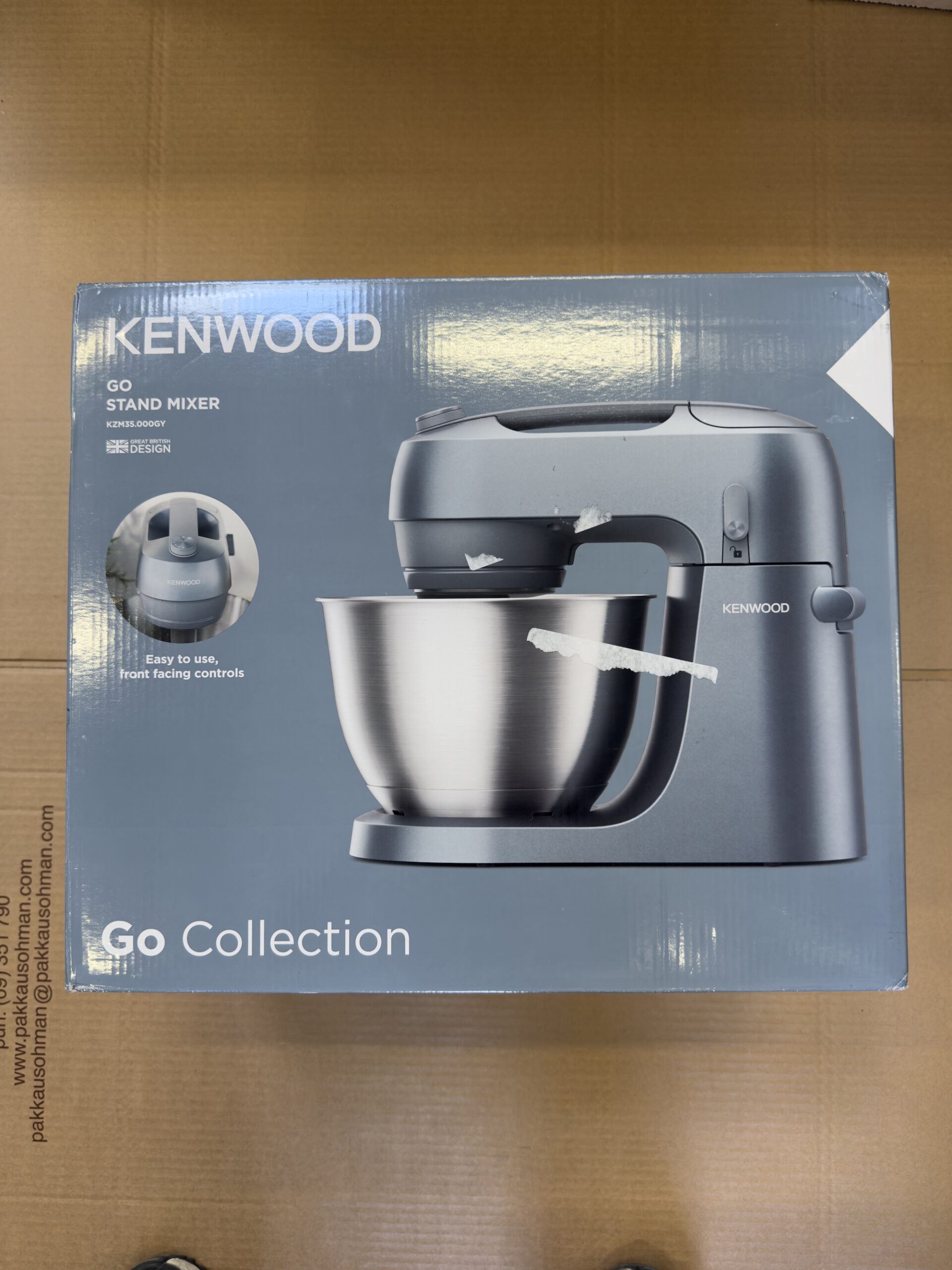 Kenwood Go KZM35 -yleiskone 1000W 5L harmaa