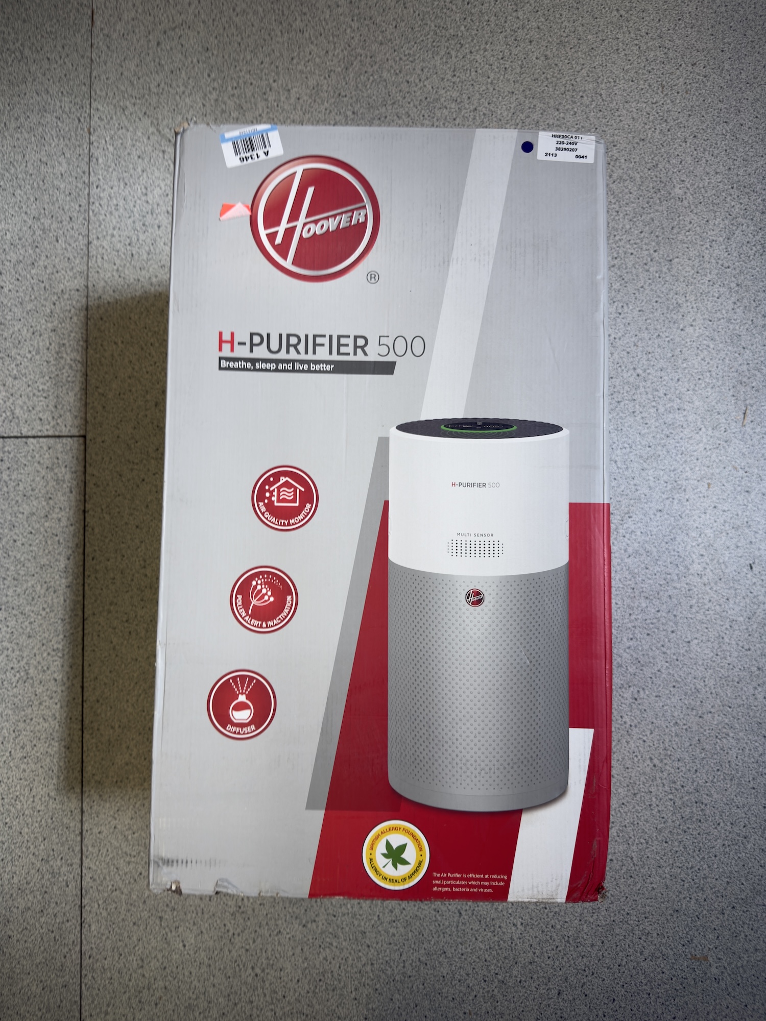 Hoover H-Purifier 500 -ilmanpuhdistin