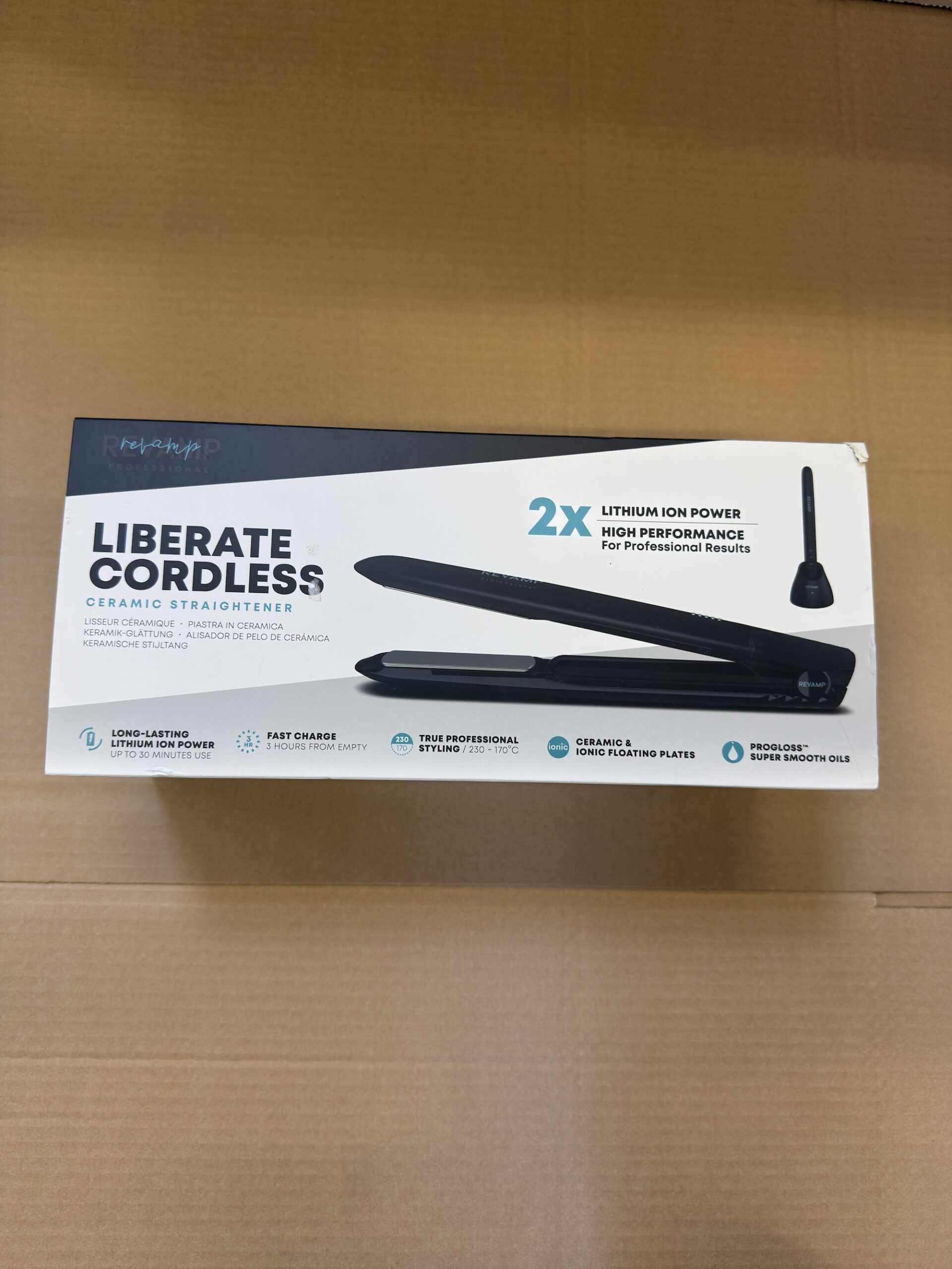 Progloss liberate ceramic -johdoton suoristusrauta